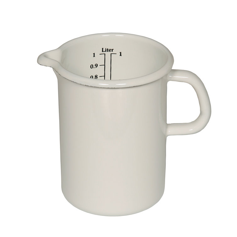 Riess Kelomat Küchenmaß "Weiss" aus Email | Wayfair.de